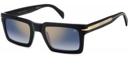 Gafas de Sol - David Beckham Eyewear - DB 7126/S - 2M2 (1V) BLACK GOLD // BLUE GRADIENT GOLD MIRROR
