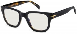 Monturas - David Beckham Eyewear - DB 7130 - WR7 BLACK HAVANA // CLEAR MIRROR