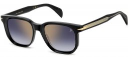 Gafas de Sol - David Beckham Eyewear - DB 7133/S - 807 (1V) BLACK // BLUE GRADIENT GOLD MIRROR