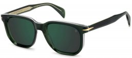 Gafas de Sol - David Beckham Eyewear - DB 7133/S - B59 (MT) GREEN // GREEN MIRROR