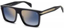 Gafas de Sol - David Beckham Eyewear - DB 7134/S - 807 (1V) BLACK // BLUE GRADIENT GOLD MIRROR