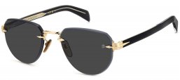 Gafas de Sol - David Beckham Eyewear - DB 7144/S - RHL (IR) GOLD // GREY
