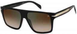 Gafas de Sol - David Beckham Eyewear - DB 7149/S - 807 (QY) BLACK // BROWN GRADIENT GREEN MIRROR