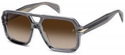 Gafas de Sol - David Beckham Eyewear - DB 7151/S - CBL (HA) GREY TRANSPARENT // BROWN GRADIENT