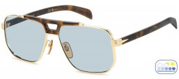 Gafas de Sol - David Beckham Eyewear - DB 7157/S - 0NR (SD) GOLD BROWN HAVANA // BLUE PHOTOCHROMATIC ANTIREFLECTION