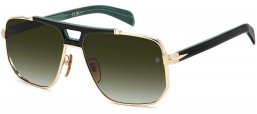 Gafas de Sol - David Beckham Eyewear - DB 7157/S - PEF (9K) GOLD GREEN // GREEN GRADIENT