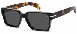 Gafas de Sol - David Beckham Eyewear - DB 7162/S - WR7 (IR) BLACK HAVANA // GREY