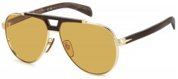 Gafas de Sol - David Beckham Eyewear - DB 7169/S - 01Q (HO) GOLD BROWN // YELLOW