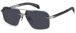 Gafas de Sol - David Beckham Eyewear - DB 7170/S - 85K (2K) PLATINIUM BLACK // GREY ANTIREFLEX