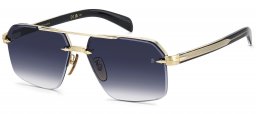 Gafas de Sol - David Beckham Eyewear - DB 7170/S - RHL (84) GOLD BLACK // BLUE GRADIENT ANTIREFLEX