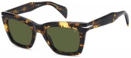 Gafas de Sol - David Beckham Eyewear - DB 99/MIAMI - P65 (QT) YELLOW HAVANA // GREEN