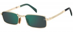 Gafas de Sol - David Beckham Eyewear - DB 99/ORIGAMI - PEF (MT) GOLD GREEN // GREEN MIRROR