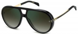Gafas de Sol - David Beckham Eyewear - DB 99/VOYAGER - 2M2 (CS) BLACK // GREEN GRADIENT GREEN MIRROR