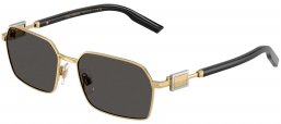 Gafas de Sol - Dolce & Gabbana - DG2316 - 02/87 GOLD // DARK GREY