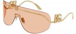 Gafas de Sol - Dolce & Gabbana - DG2320 - 02/73 GOLD // LIGHT BROWN