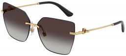 Gafas de Sol - Dolce & Gabbana - DG2321 - 02/8G GOLD // GREY GRADIENT