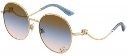 Gafas de Sol - Dolce & Gabbana - DG2324 - 488/U6 PALE GOLD // BROWN GRADIENT PINK BLUE