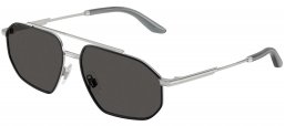 Gafas de Sol - Dolce & Gabbana - DG2328 - 132487  SILVER MATTE BLACK // DARK GREY