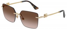 Gafas de Sol - Dolce & Gabbana - DG2332B - 02/13 GOLD // BROWN GRADIENT