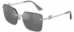 Gafas de Sol - Dolce & Gabbana - DG2332B - 05/88 SILVER // GREY GRADIENT SILVER MIRROR