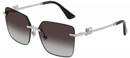 Gafas de Sol - Dolce & Gabbana - DG2332B - 05/8G SILVER // GREY GRADIENT