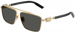 Gafas de Sol - Dolce & Gabbana - DG2336 - 02/87 GOLD // DARK GREY
