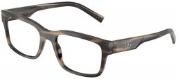 Monturas - Dolce & Gabbana - DG3352 - 3200  STRIPED TOBACCO