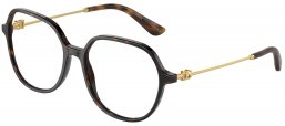Monturas - Dolce & Gabbana - DG3364 - 502 HAVANA
