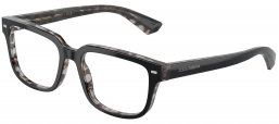 Monturas - Dolce & Gabbana - DG3380 - 3403 HAVANA BLACK ON GREY