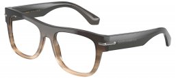 Monturas - Dolce & Gabbana - DG3407 - 3484  STRIPED DARK BROWN GRADIENT