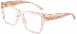 Monturas - Dolce & Gabbana - DG3411 - 3148  TRANSPARENT PINK