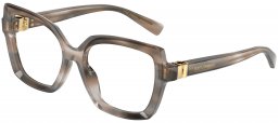 Monturas - Dolce & Gabbana - DG3413 - 3449  STRIPED GREY
