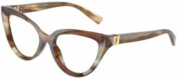 Monturas - Dolce & Gabbana - DG3414 - 3446  STRIPED OCHRE
