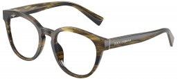 Monturas - Dolce & Gabbana - DG3421 - 3066  STRIPED GREEN