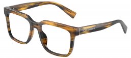 Monturas - Dolce & Gabbana - DG3422 - 3063  STRIPED BROWN