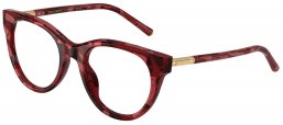 Monturas - Dolce & Gabbana - DG3433 - 3463  PEARL HAVANA RED