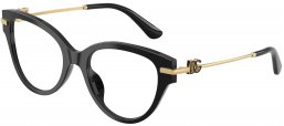 Monturas - Dolce & Gabbana - DG3438 - 501 BLACK
