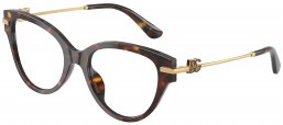 Monturas - Dolce & Gabbana - DG3438 - 502 HAVANA