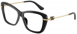 Monturas - Dolce & Gabbana - DG3439 - 501  BLACK
