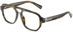 Monturas - Dolce & Gabbana - DG3447 - 3066  STRIPED GREEN