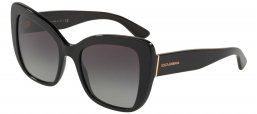 Gafas de Sol - Dolce & Gabbana - DG4348 - 501/8G BLACK // GREY GRADIENT