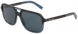 Gafas de Sol - Dolce & Gabbana - DG4354 - 320980 TOP HAVANA ON TRANSPARENT BLUE // BLUE