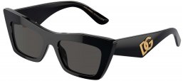 Gafas de Sol - Dolce & Gabbana - DG4435 - 501/87 BLACK // DARK GREY