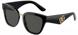 Gafas de Sol - Dolce & Gabbana - DG4437 - 501/87  BLACK // DARK GREY