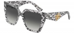 Gafas de Sol - Dolce & Gabbana - DG4438 - 32878G  BLACK LACE // GREY GRADIENT