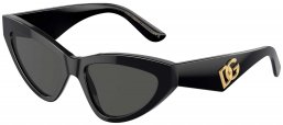Gafas de Sol - Dolce & Gabbana - DG4439 - 501/87  BLACK // DARK GREY