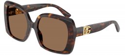 Gafas de Sol - Dolce & Gabbana - DG4475 - 502/73 HAVANA // DARK BROWN