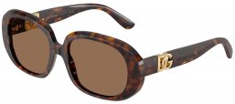 Gafas de Sol - Dolce & Gabbana - DG4476 - 502/73 HAVANA // DARK BROWN