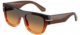 Gafas de Sol - Dolce & Gabbana - DG4484 - 348618  STRIPED BROWN GRADIENT // GREEN GRADIENT ORANGE