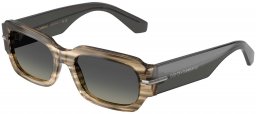 Gafas de Sol - Dolce & Gabbana - DG4485 - 348411  STRIPED DARK BROWN GRADIENT // GREY GRADIENT